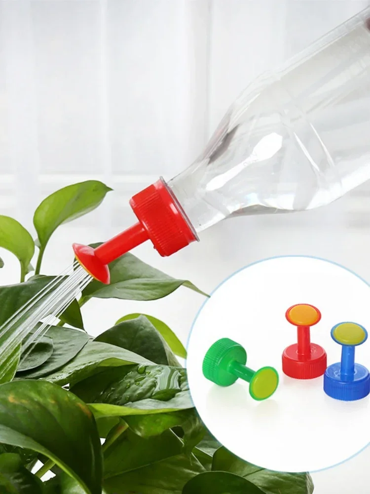 2Pcs Portable Plastic Small Nozzle Water Bottle Cap Replacement Sprayer Household Watering Flowers Succulents