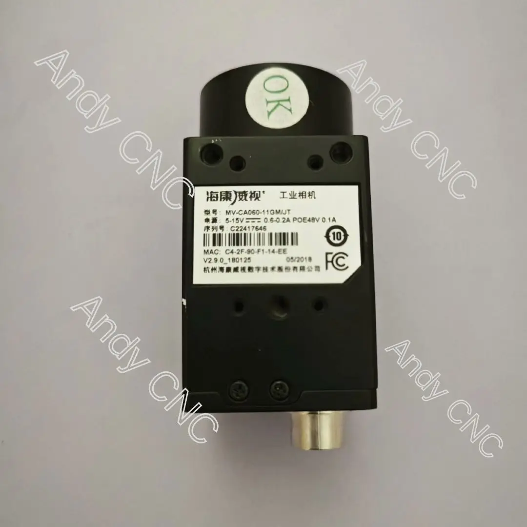 Used MV-CA060-11GM/JT Industrial Camera Test OK Fast Shipping MV-CA060-11GMJT