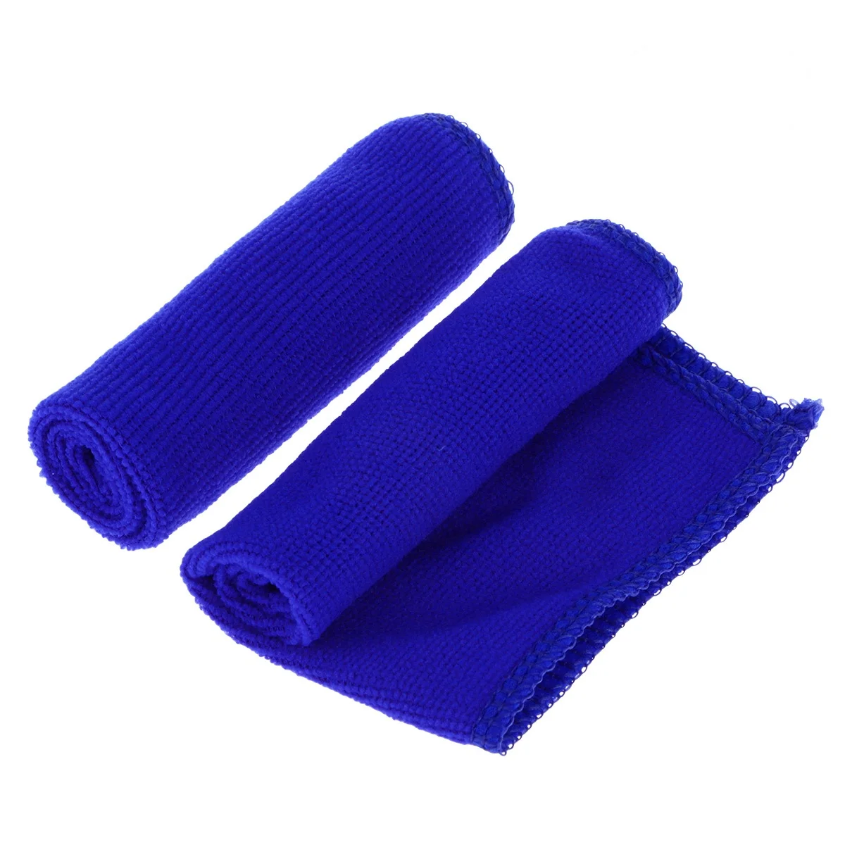 

5pcs Premium Ultrafine Microfiber Towel Blue Dust Removal Grease Removal Cleaning Cloth Kitchen Use Household Cleaning Supplies