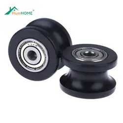 1Pcs Metal Grooved Pulley Mechanical Pulley H Groove Pulley Rolling Wheel For Driving Mechanical Accessories 2 sizes