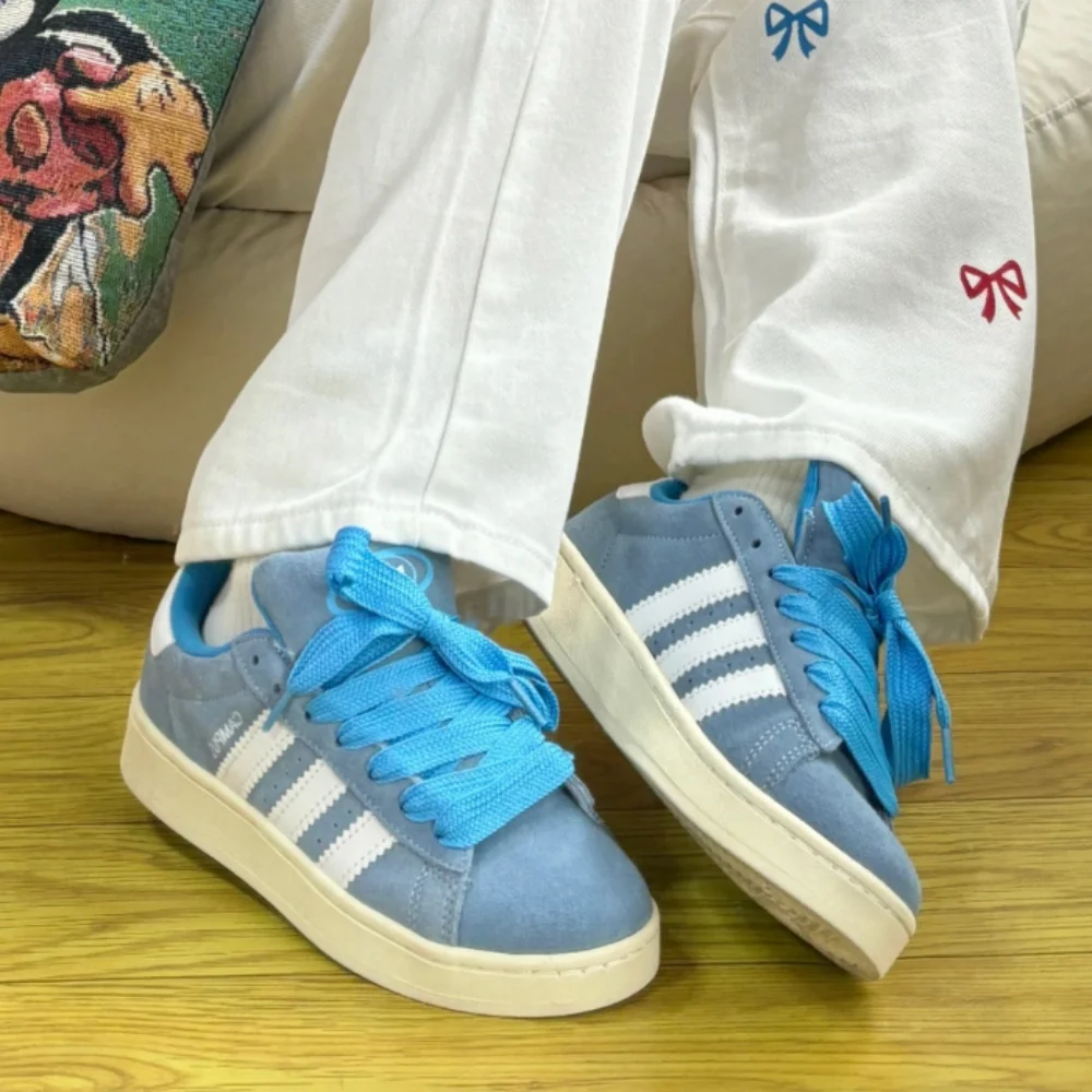 Adidas Original Light Blue Campus 00s Comfortabele antislip slijtvaste casual schoenen voor heren en dames