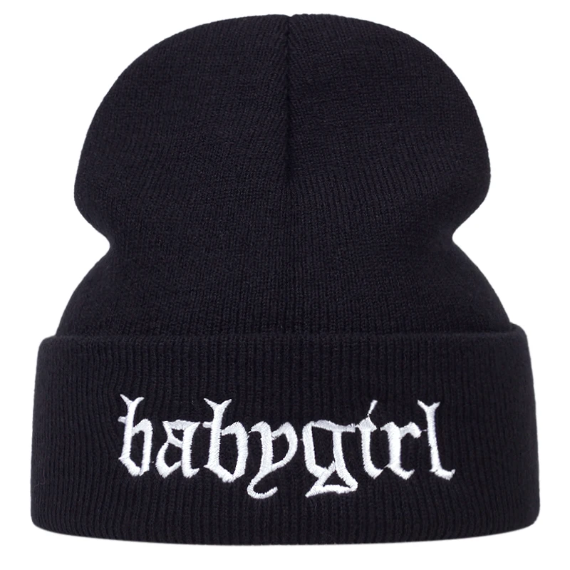 Men Women Knitted Hat Fashion letter Pattern Embroidery Ski Warm Winter Beanie Skullies Caps hip hip Casual beanies hats