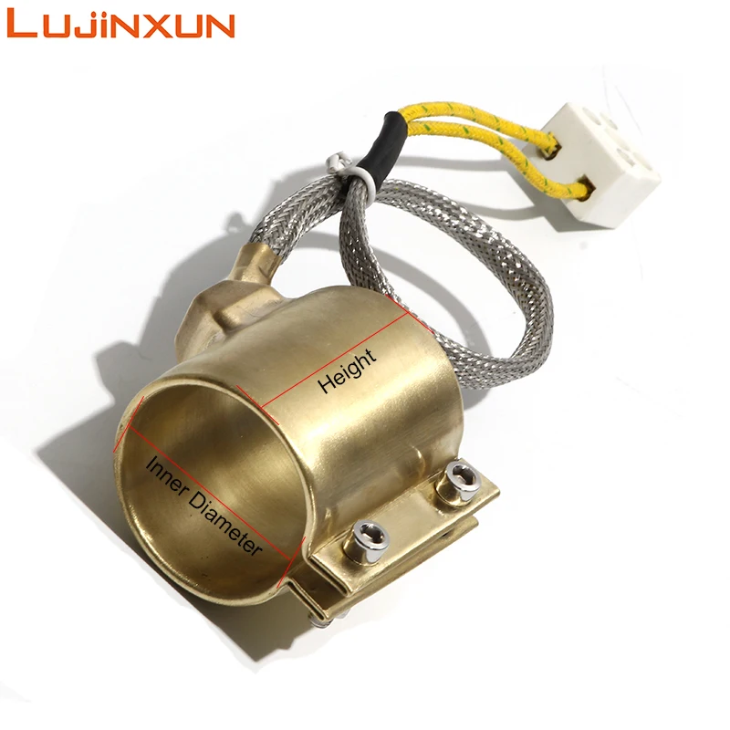 LUJINXUN النحاس التدفئة الدائري قالب الهواء الكهربائية الفرقة سخان ID25-50mm حقن صب آلة فوهة لفائف سخان 220 فولت 160-300 واط