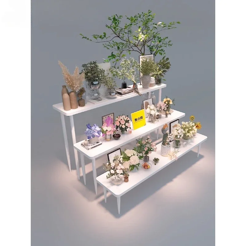 Florist display stand Multi-layer display stand Flowing water platform Nakajima display stand Table setting table flower stan