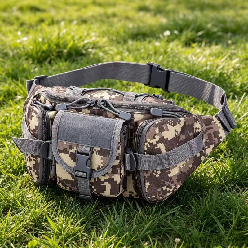 Outdoor Tactica Pack for Men Concealed Carry Holster Military Pistol Waist Pouch Gun Bag for Travel Work Waist Pack Waist Bag