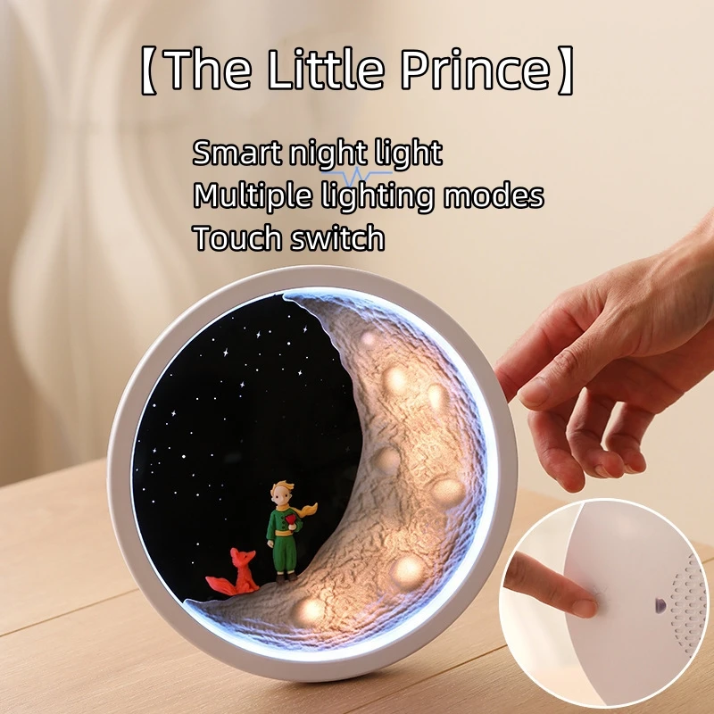 Luz Nocturna creativa encantadora y Altavoz Bluetooth, decoración del hogar, dormitorio, lámpara de mesa, adorno, regalo de cumpleaños para niños y niñas