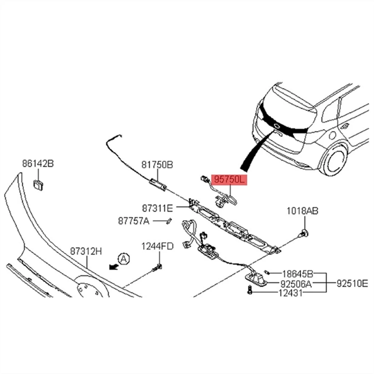 กล้องมองหลังสํารองรถยนต์ A 2229054509   สําหรับ Mercedes Benz S GLC C-Class W205 X253 W222 X222 C180 C200 GLC300 S350 C63