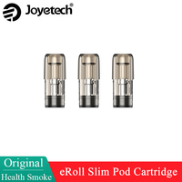 3pcs/pack Original Joyetech eRoll Slim Pod Cartridge 2ml with 1.0ohm Mesh Coil For E-Cigarette eRoll Slim / eGo Slim Pod Kit