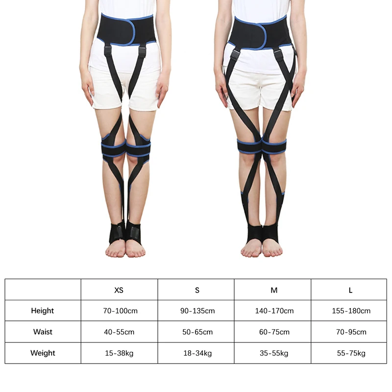 Posture Corrector Leg Corrector Strap High Elasticity Straighten Beauty O X Type Leg Correction Bandage for Adults Kids Braces