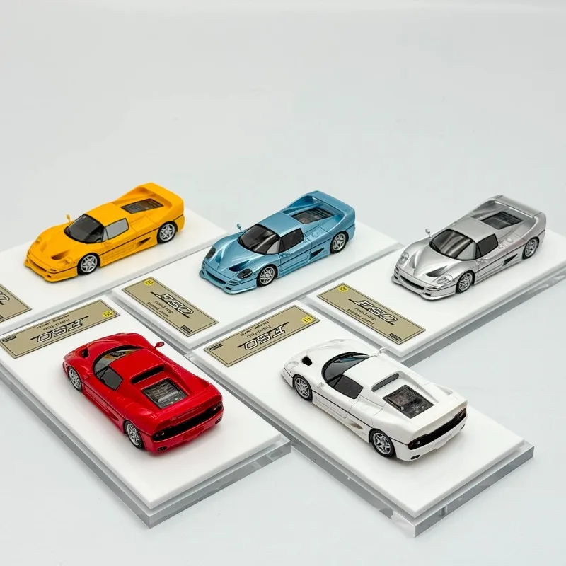 المخزون 1: 64F50 نموذج سيارة من الراتنج المحاكاة ذو الإصدار المحدود، لعبة للمراهقين، قابلة للجمع، والكبار للعب مع