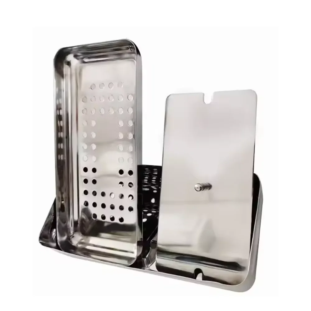 صندوق زرع الأسنان PRF CGF الجراحية المصنوعة من الفولاذ المقاوم للصدأ مجموعة غشاء العظام الغنية من الألياف أدوات جراحة مختبر طب الأسنان