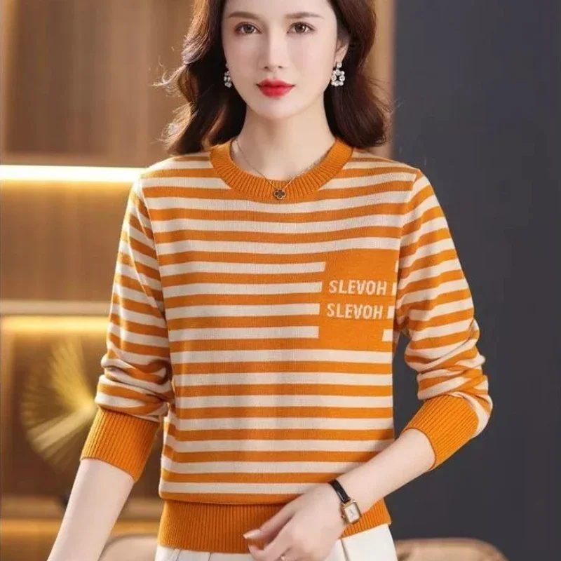 

Round O Neck Loose Women's Knit Sweater Fall Original Winter 2025 Clothing Sales Basic New Knitwear Light Trend Ladies Pullovers