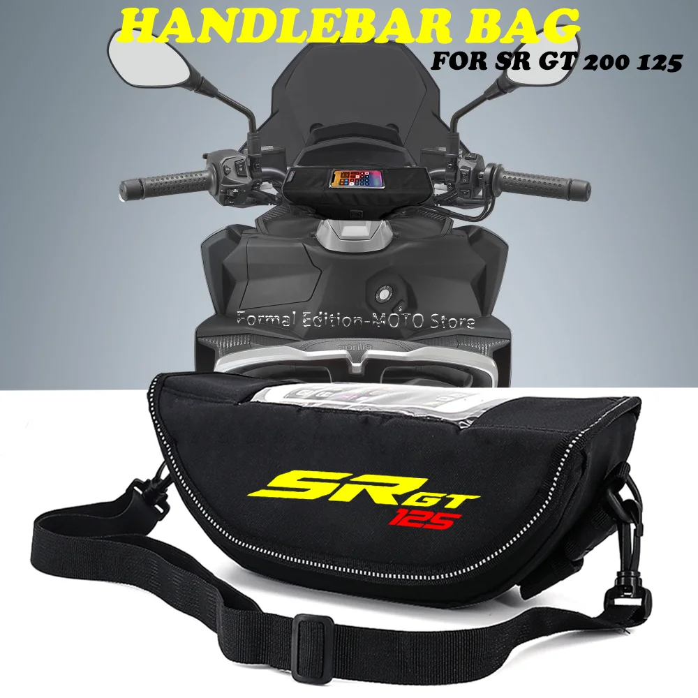 Motorcycle Handlebar Bag for Aprilia SR GT 125 Accessories Portable Waterproof Phone Bags