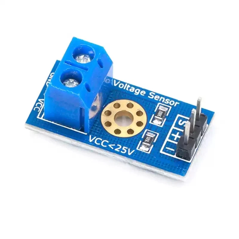 Voltage detection module microcontroller reads lithium battery power monitoring voltage sensor module