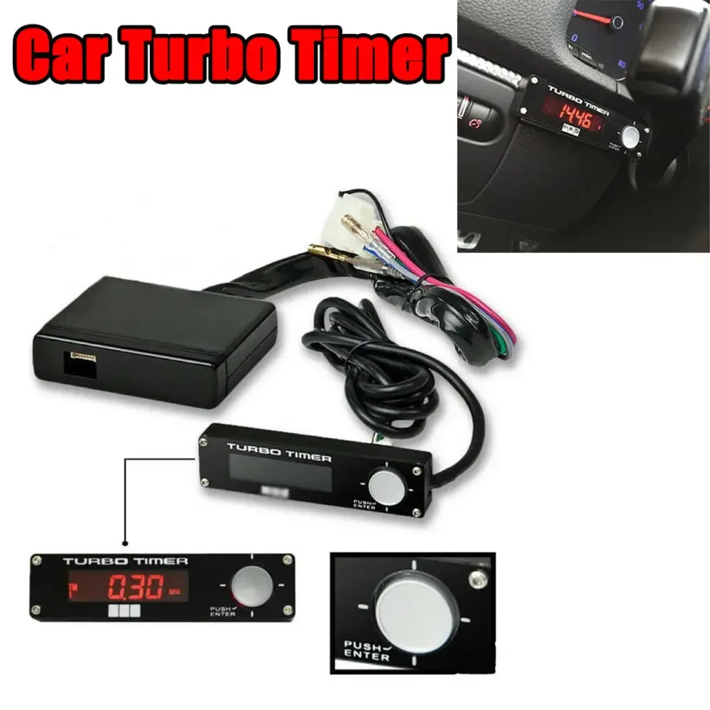 Universa Car Turbo Engine Timer LED Digital Display 12V Delay Controller Electronic Turbo timer Type 0 Car Accessories