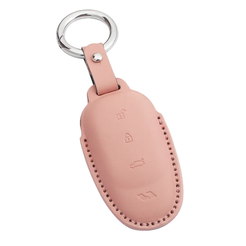 For LiXiang High-quality Fashion PU Key Case L7 L8 L9 MAX LEADING IDEAL Li Auto 2022 2023 2024 Car Keychain Accessories