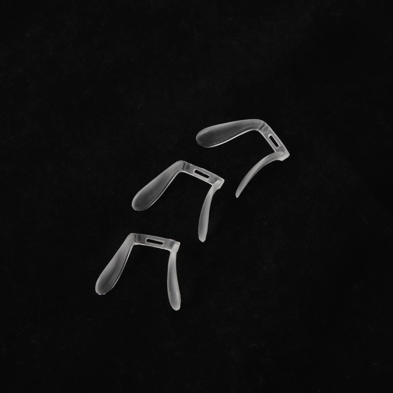 

3pcs Nose Pads Eyeglass Replacement One-piece Hard Plastic Non-slip Support Pad Compatible Glasses Sunglasses Frames
