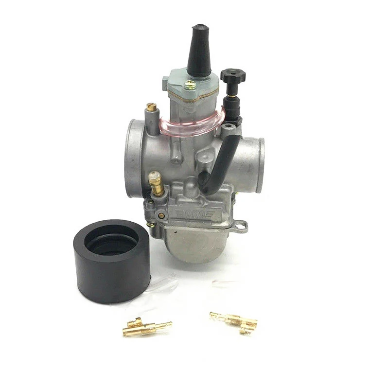 PWK OKO 26mm Flat Slide Carburetor For KAWASAKI KX100 KX80 KX125 GASGAS BSA JOG DIO KR150 RTL250 CR80 ETC 140cc 150cc Pit Bike