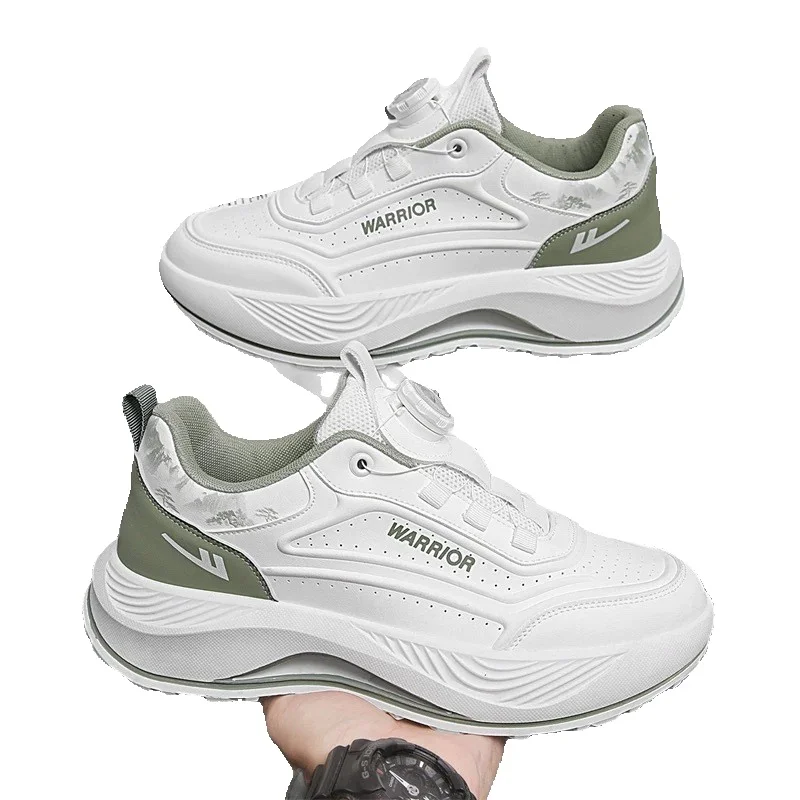 Men's Warrior Sneakers 2026 Spring New Model, Thick-soled Versatile Dad Shoes, Lightweight And Comfortable Thin Running Shoes For Men B_vogvips.com