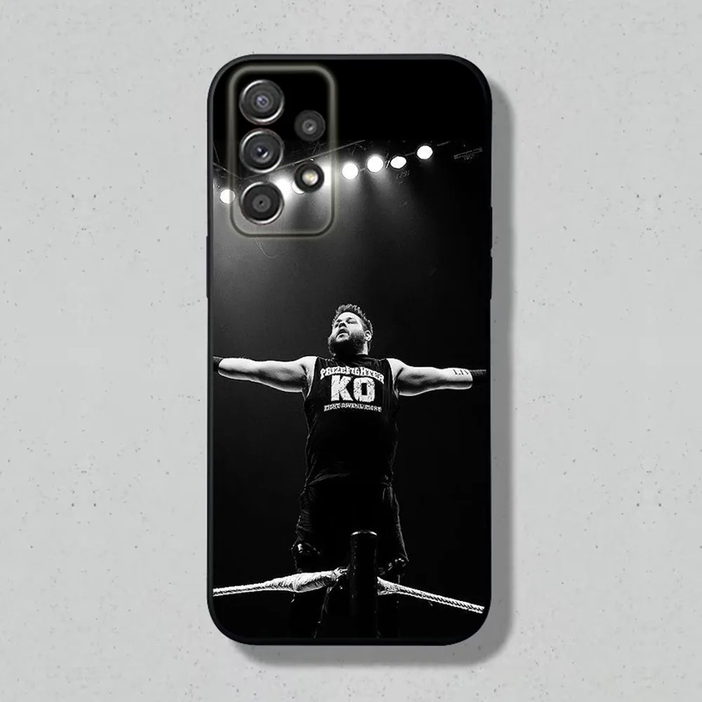 Wrestler K-Kevin O-Owens Phone Case For Samsung S24,S23,S22,S21,S20,S10,S10E,S9 Plus FE Note 20 Plus Soft Black Cover Shell