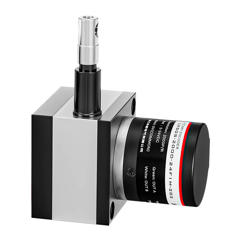 Draw-wire Incremental Encoder Rope-length Transmitter LX40S-600mm Digital Pulse Signal IP54 10-30V Linear Position String Pot