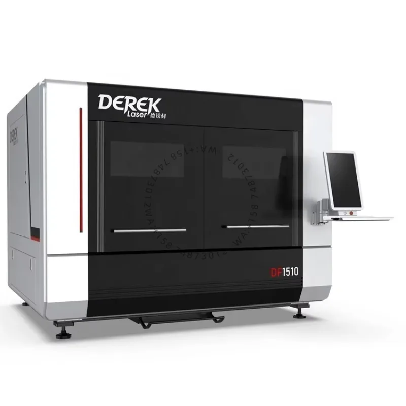 Fully Enclosed 1000MM*1500MM Fiber Las er Cut ting Machine 1510 us ed 2000W Power CNC Control Software Raycus Cypcut Components