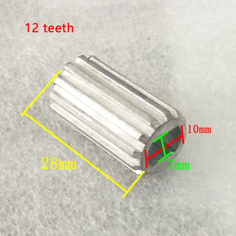 S60 S66 Garage Door Opener Plum Key Sprocket Spline Shaft Sleeve Replacement Accessories