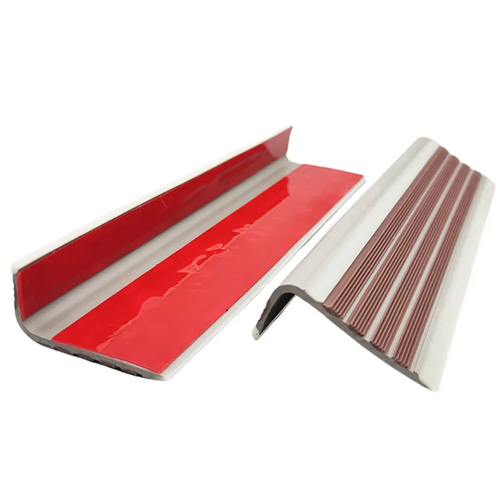 

НОВЫЕ противоскользящие полоски для лестниц из ПВХ, 100 см, самоклеящаяся защита для краев лестницы, водонепроницаемые светоотражающие ступени для лестниц, детский сад