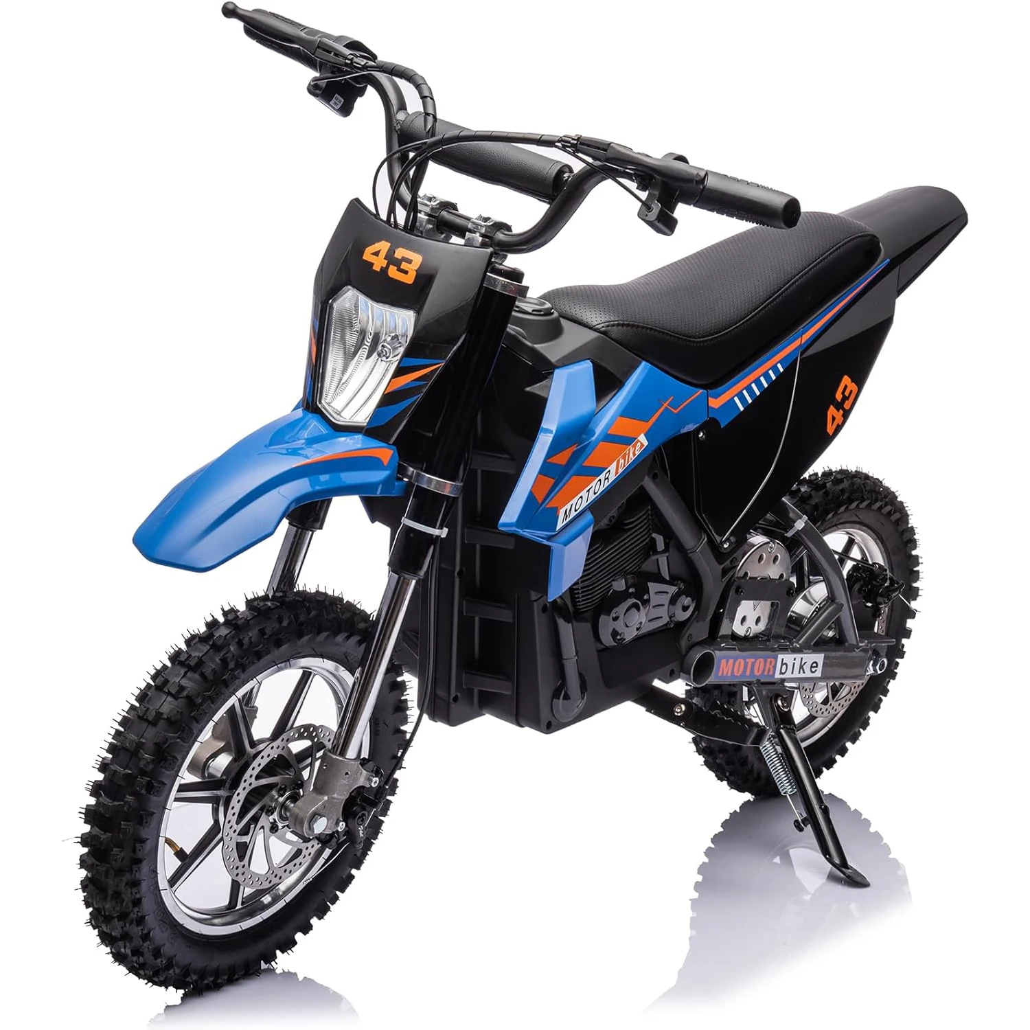 

36V Electric Dirt Bike for Kids Ride on Toys,15.5MPH Off-Road Motorcycle 500W Motor,LED Headlight,Leather Seat,Dual Brakes
