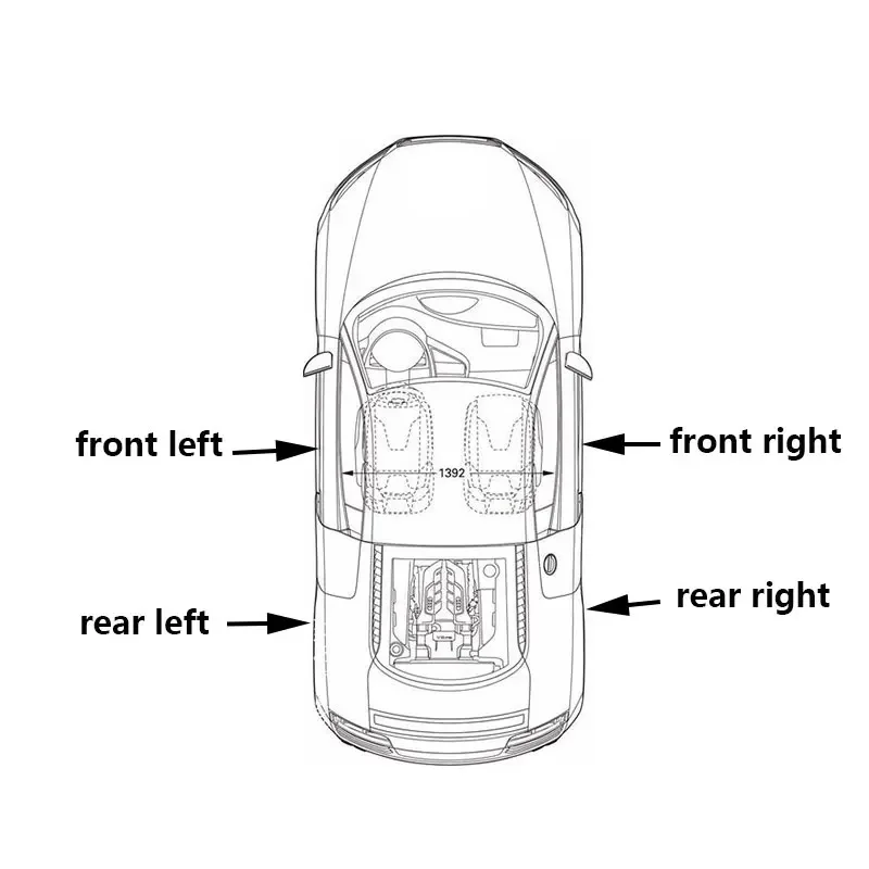 Front Rear Left Right Auto Door Lock Actuator Motor For Chevrolet Daewoo Lacetti J200 1.6L/1.8L Aveo ,02-09