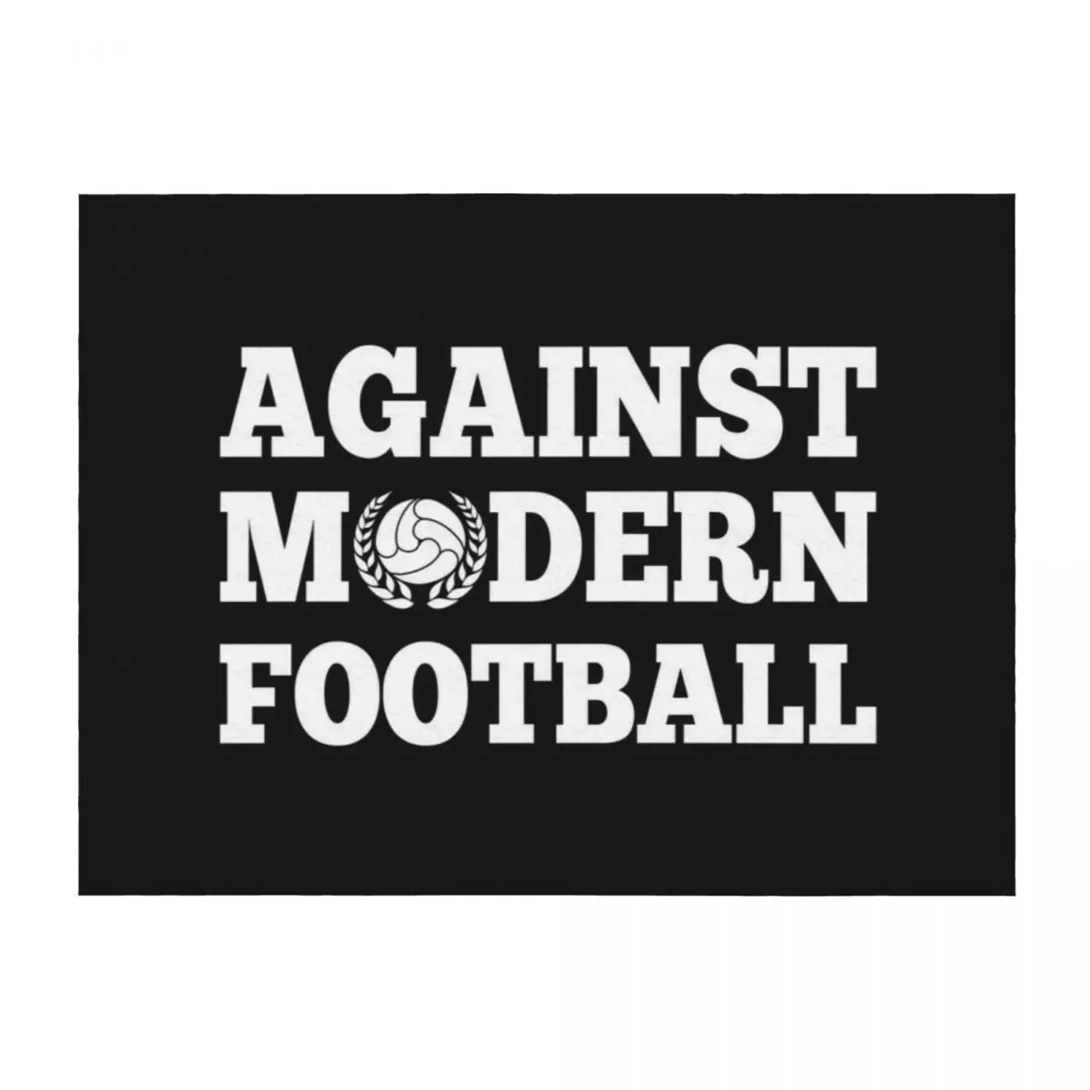 

Against Modern Football Throw Blanket Plush Furry Blankets For Sofas blankets ands Blankets
