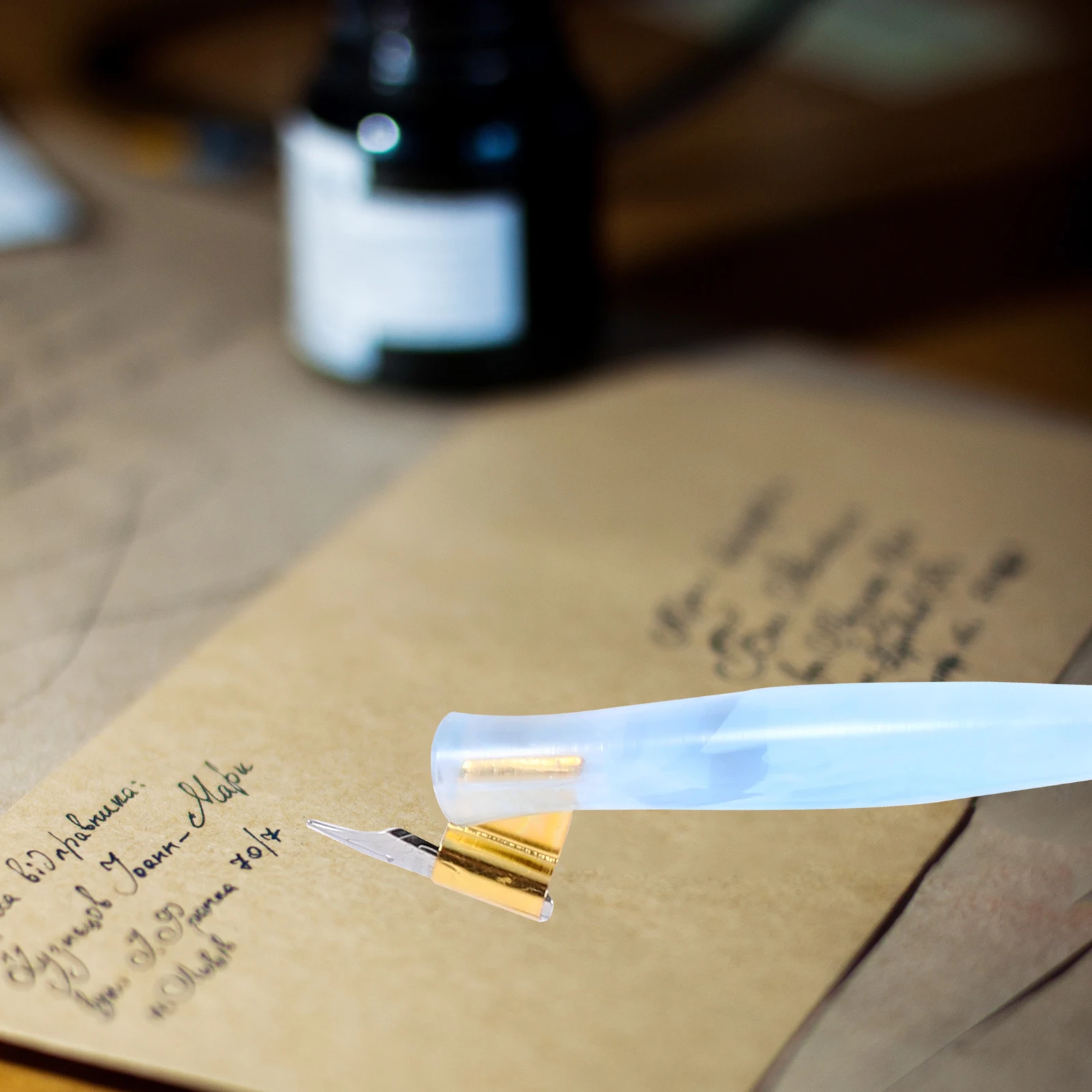 1 مجموعة خمر تراجع مجموعة أقلام عالية الجودة المناقير الخط كاتب كيت خفيفة الوزن مريحة عقد الإنجليزية قلم الخط مجموعة هدية #6