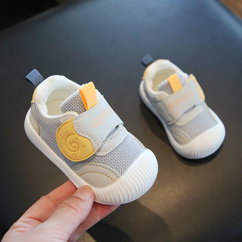 2026 Fashion Toddler Shoes For Baby PU Leather Infant Girl's Sneakers Soft-soled Ergonomics Newborn Boy's Sport Shoes First Step view 3