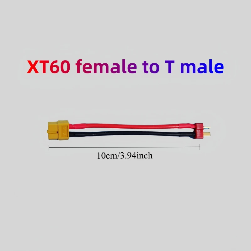 10CM XT60 Adapterkabel, XT60 zu XT30/T/XT90 Stecker auf Buchse Adapterkabel, Silikonkabel – Detail 5