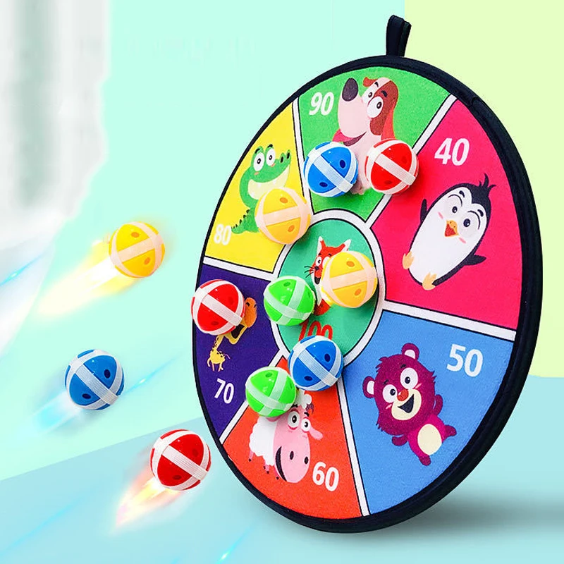 Dart Board Set Cute Cartoon Safety Dart Board Set Party Games Toddler Activity For Indoor Outdoor