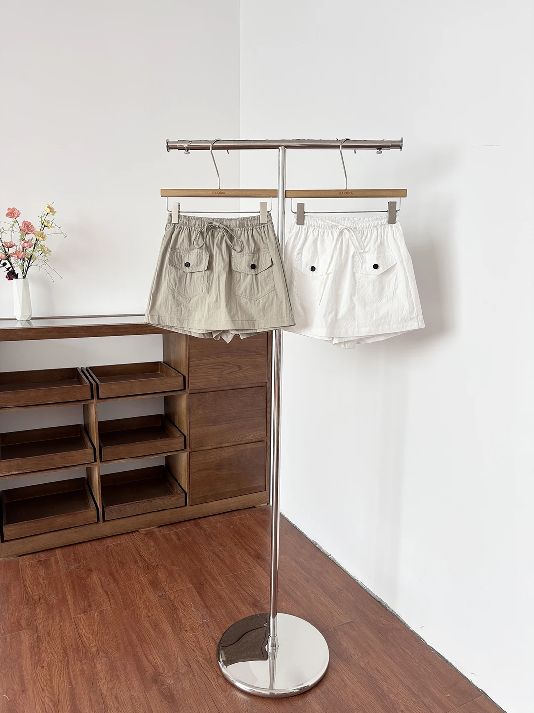

2026 Korean Style Vintage Lazy Casual Skirt Pants Women's High Waist Elastic Waist Wide Leg Pants Summer New Fashion