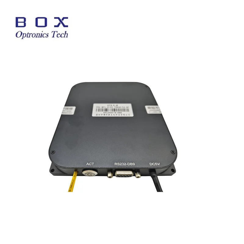 BOX 760-1550nm 10mW 20mW DFB Laser Light Source Module Single Mode Fiber Desktop Package LCD Screen Control