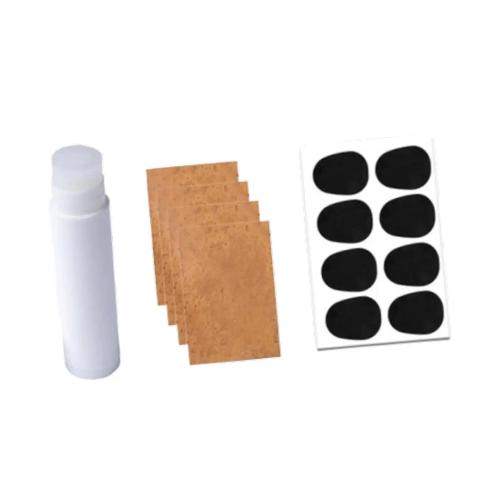 Saxophone Accessories with 8 Cushions 4 Sax Neck Cork Clarinet Cork Grease