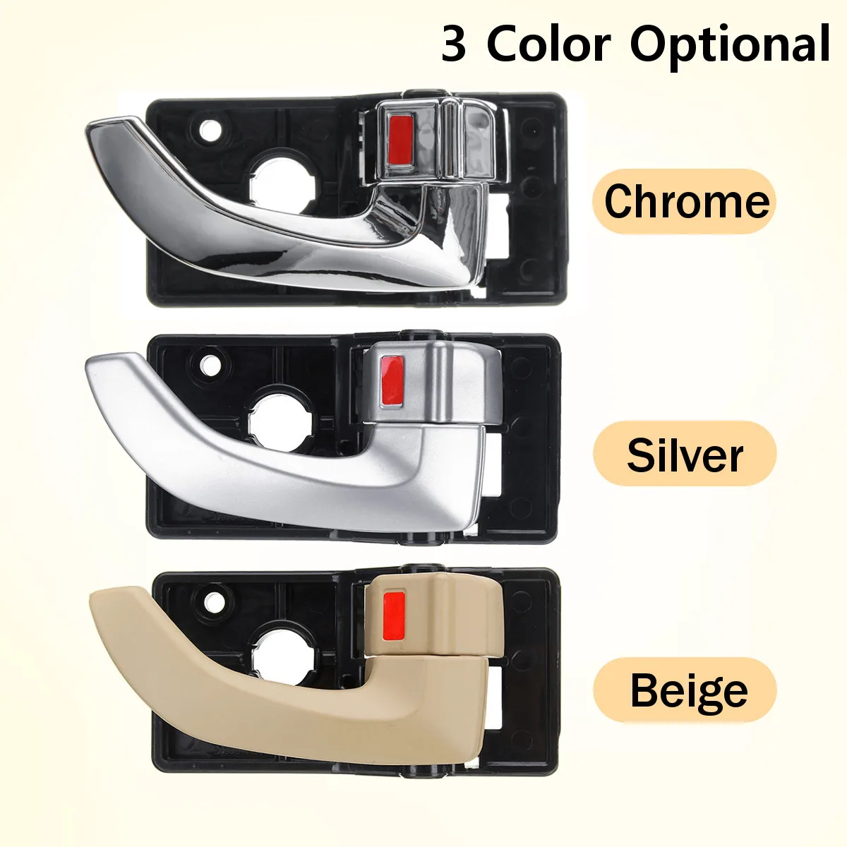 2/4Pcs For Hyundai Tucson 2005 2006 2007 2008 2009 Car Left Right Interior Inside Door Handle Replacement Set Car Accessories