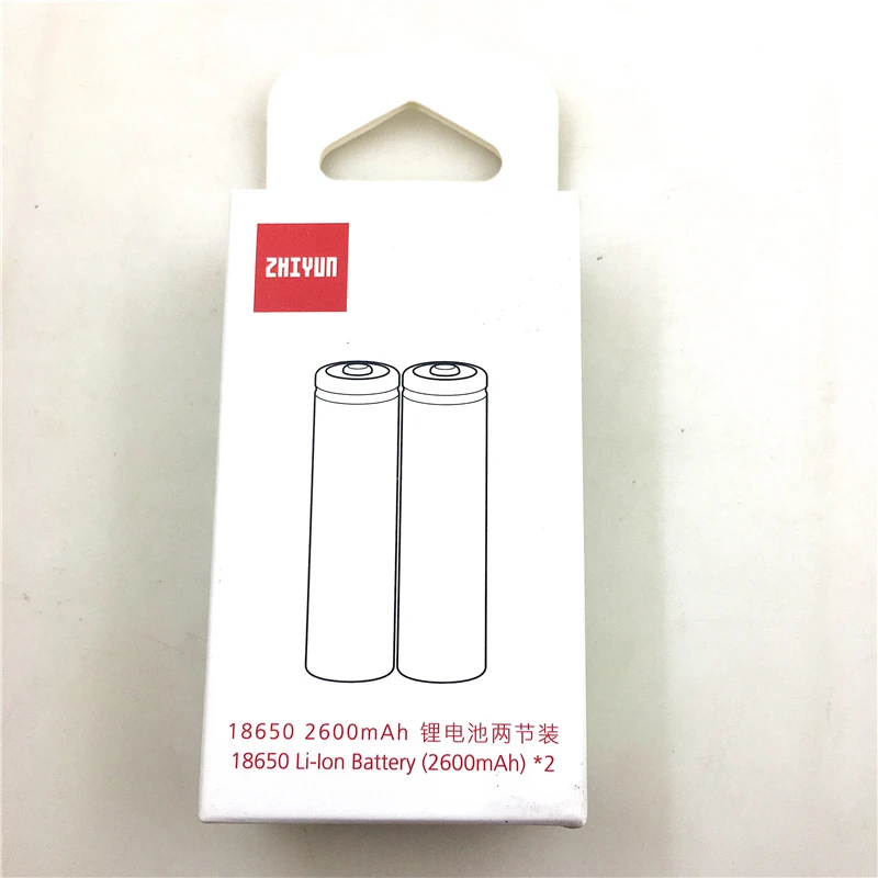 2PCS  18650 2600mAh Lipo Battery For Zhiyun Weebill Lab / S Stabilizer Gimbal Spare Parts Accessories