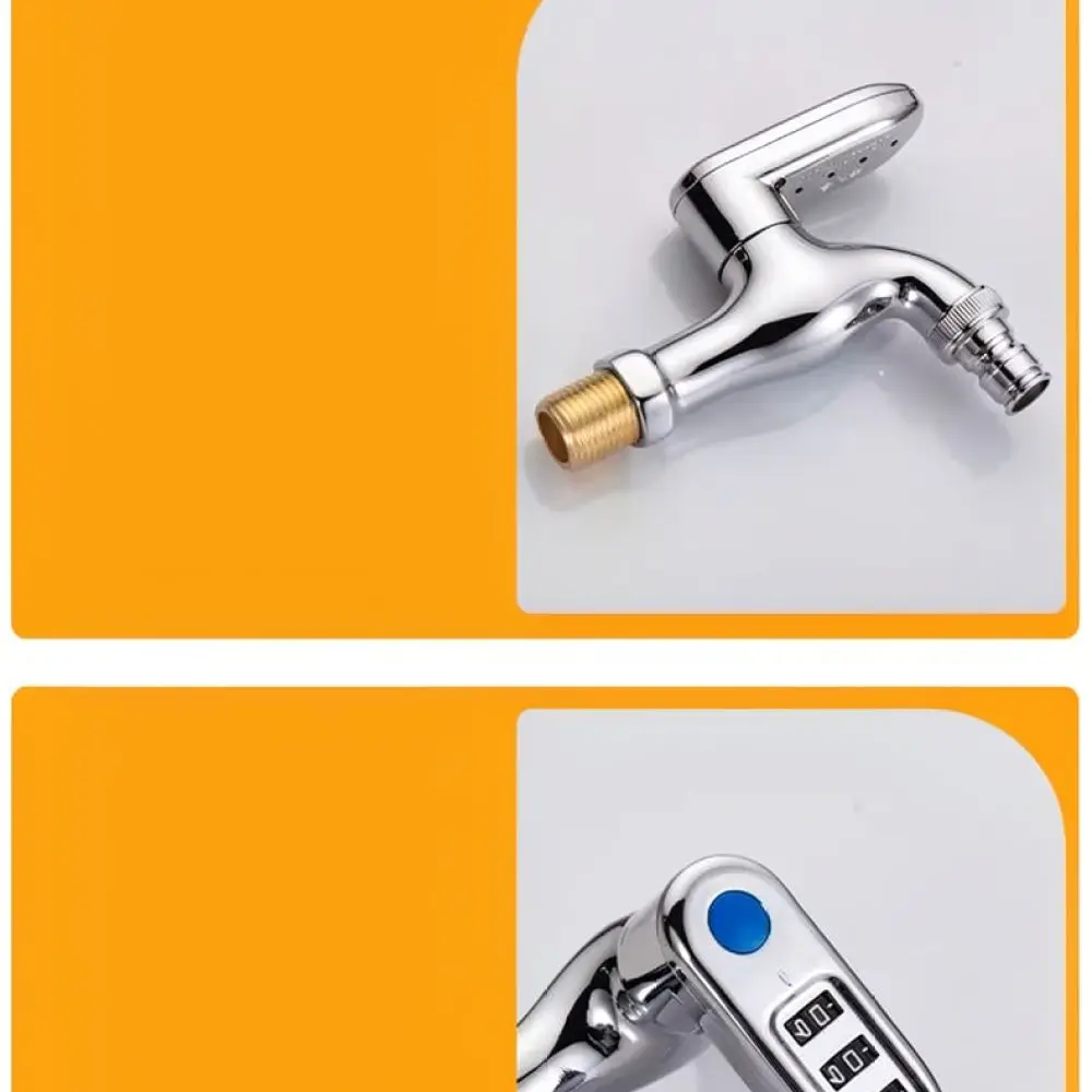 Outdoor Garden Security Tap Password Lock Brass Faucet Anti Theft Irrigation Valve Quick Hose Connector For Washing Machine