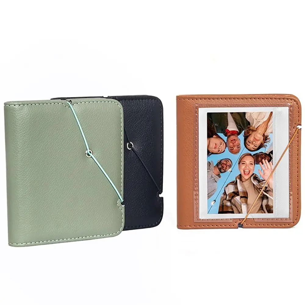 28 Pockets 5 inch-Photo Album Movie Ticket Stamp Memory Book Instant Camera Large Capacity for Fujifilm Instax W300/W400