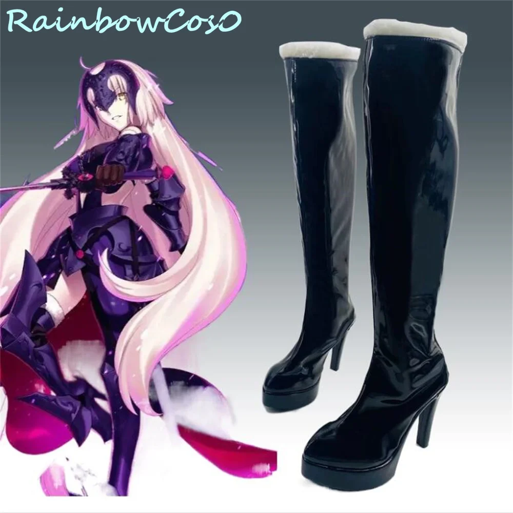 

Alter Jeanne d Arc Fate Grand Order FGO Cosplay Shoes Boots Game Anime Halloween Christmas Rainbowcos0 W3625