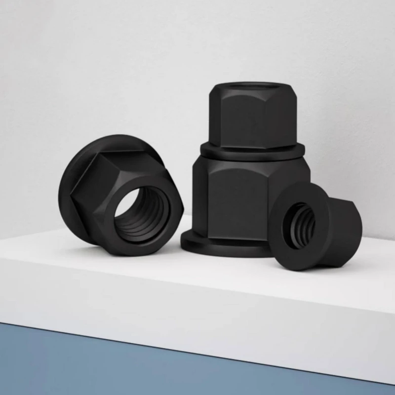 Beicai M8 M10 To M30 Grade Flange 4.8 / 8.8 / 10.9 Face Gasket Nut Hexagon Enlarged High Pressure Plate Nut Thickened Nut