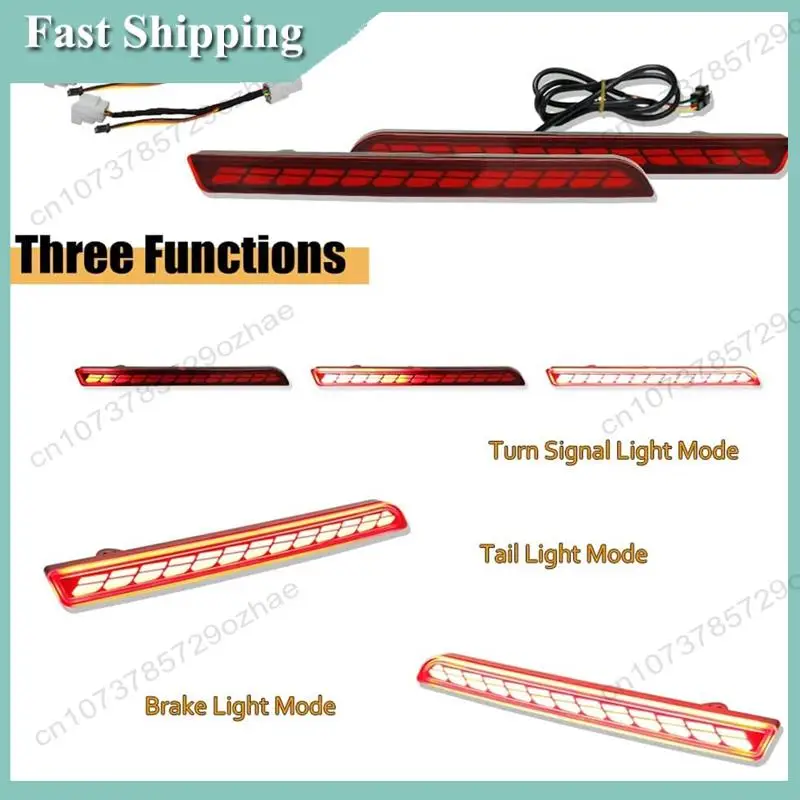 -A01R بدوره مصباح إشارة متتابعة الضباب مصباح الفرامل ضوء LED المصد الخلفي عاكس لتويوتا سيينا 2021 2022 2023 #2