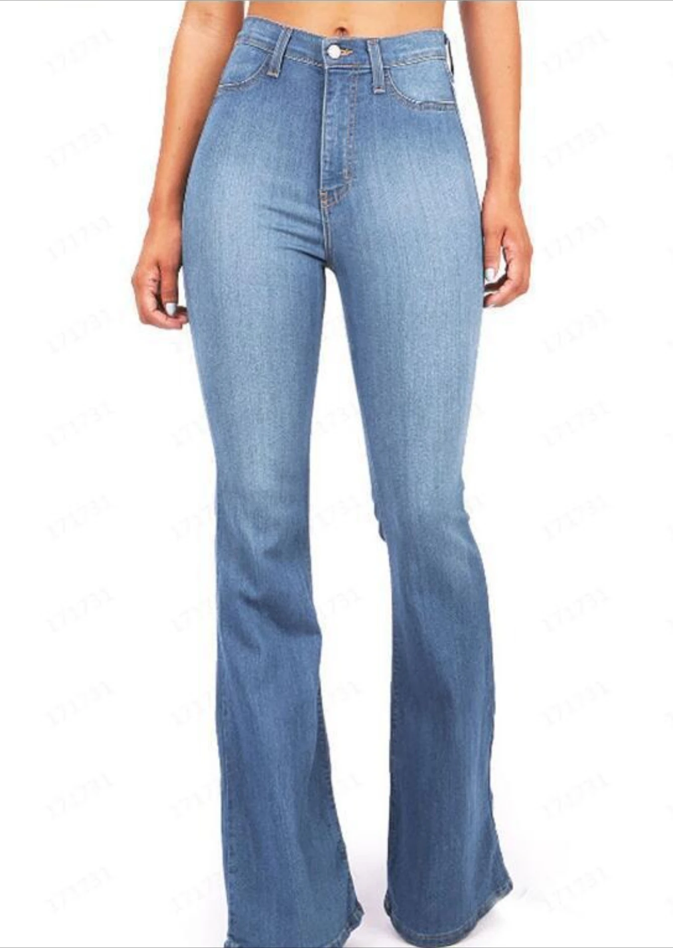 데님 플레어 팬츠 여성 청바지 부츠컷 트라우저 하이웨이스트 디스트레스드 워싱 포켓 빈티지 롱 스트리트웨어 2025