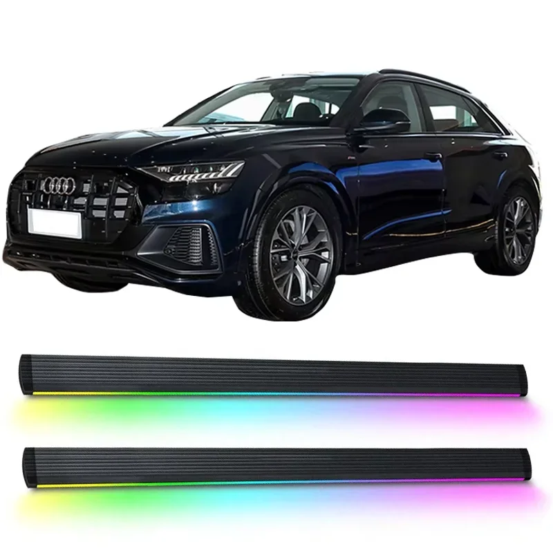 

Diode Lamp LED Electric Side Steps Automatic Aluminium Alloy Electric Running Board for Audi Q8/RSQ8 2019-2021