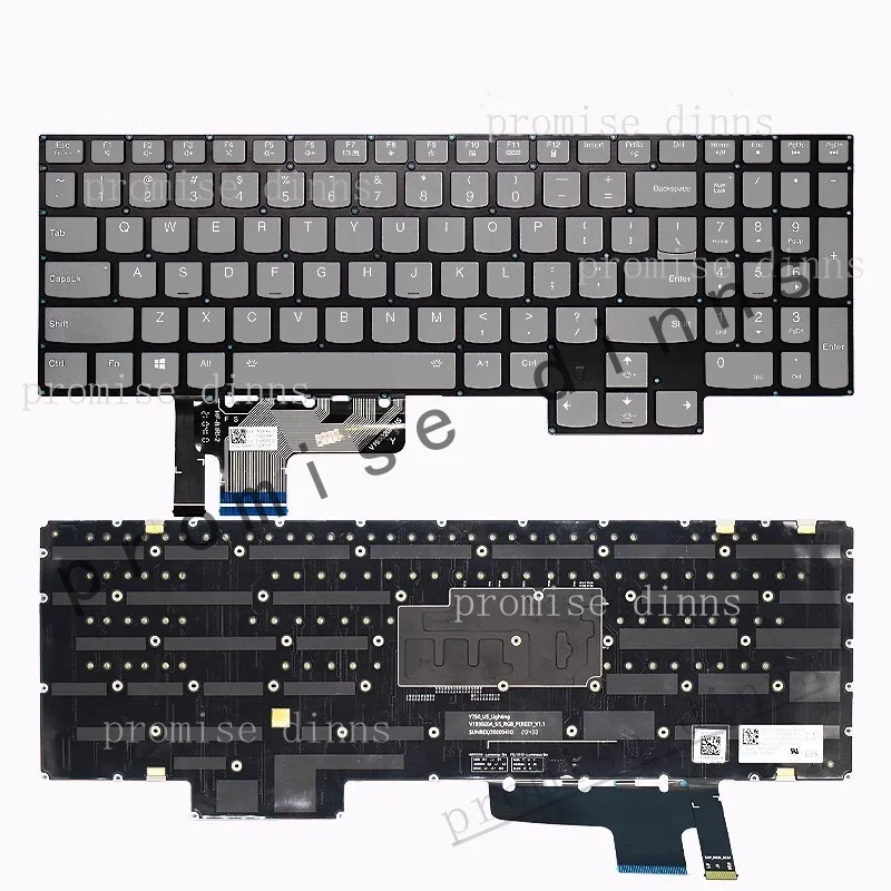M  New for Lenovo Legion 7-16ACHg6 16ITHg6 7-15IMHg05 7-15IMH05 US Keyboard RGB Backlit