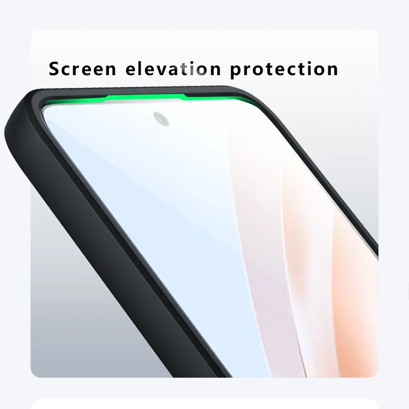 레드미 13 케이스 커버 샤오미 레드미 13 케이스 폰 범퍼 무광 블랙 프레임 아머 충격 방지 투명 클리어 펀다스 레드미 13