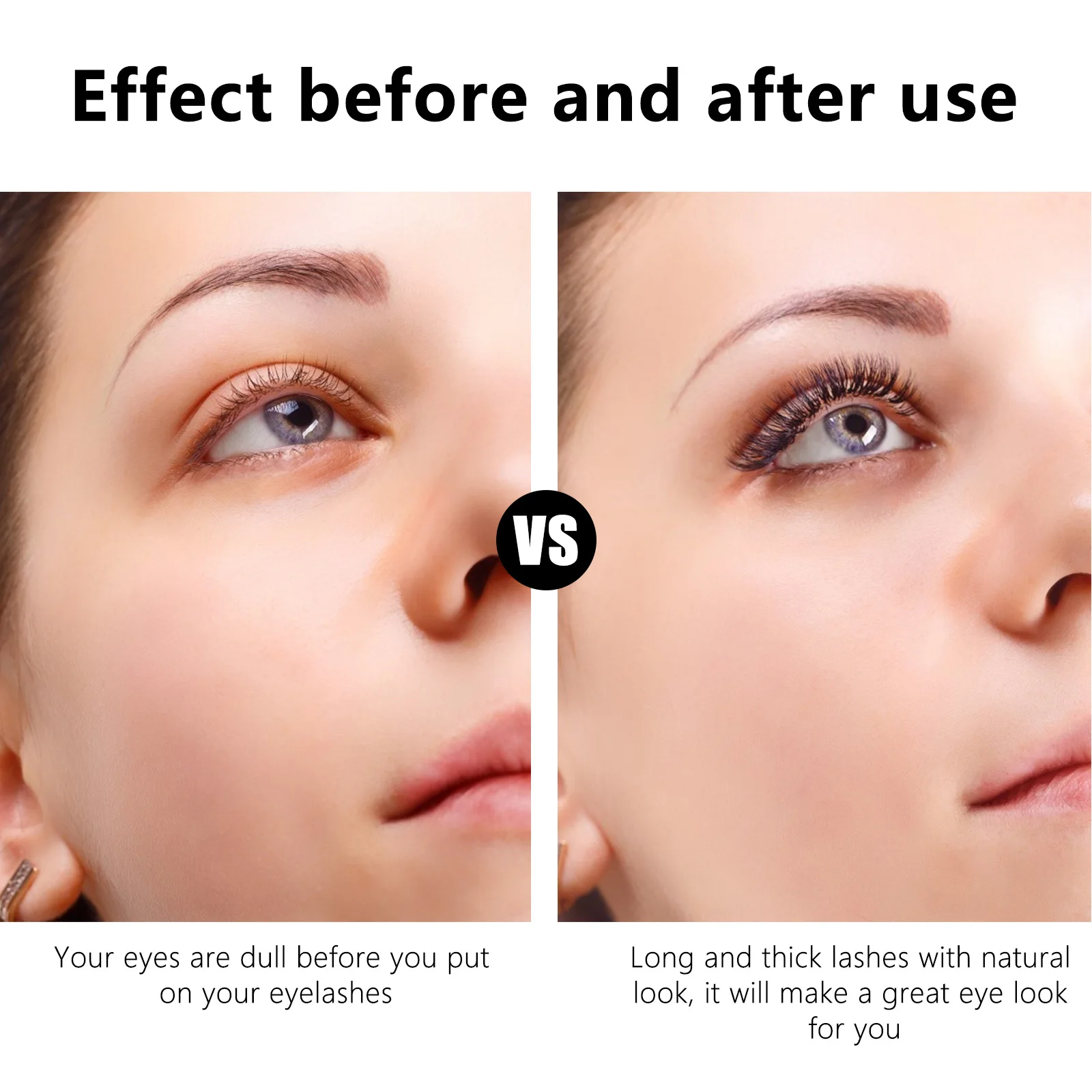 Ensemble de faux-cils naturels 3D pour femmes, cils artificiels croisés épais, longue durée, tenue confortable, outil de maquillage